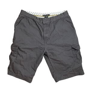 Editions Gray Cargo Shorts Men’s 34 Cotton Utility Casual